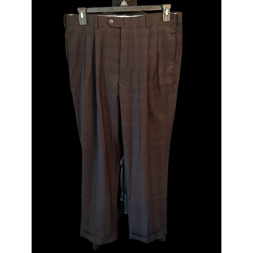 Roundtree & Yorke Classic Fit Black Dress Pants Men's Size 36 X 32